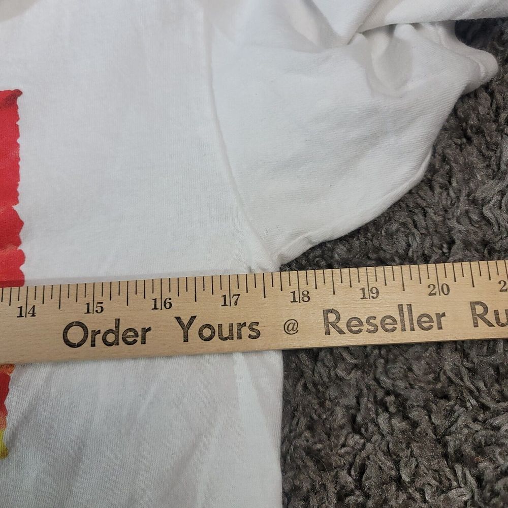 Stussy Sz Small logo T Shirt from the early 2000s Has Stain On Shoulder Pls See - Picture 8 of 9